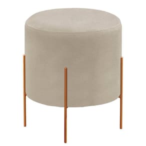 Puff Banqueta Castellar Móbile Odim Luxo Off White