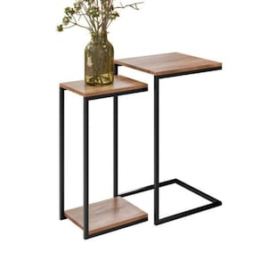 Conjunto Mesa Lateral E Apoio Aurora Demolição Preto