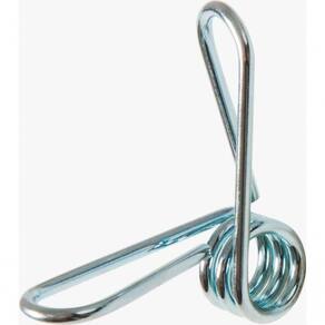 100 Un Clips Metal Para Vareta De Fibra De Vidro 10mm Zebu 4011-8