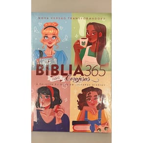 Biblia 365 para Corajosas NVT Letra Grande Capa Brochura