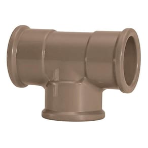 Te Soldavel Dn 20, 25, 32mm Marrom Fortlev Kit 5unid Tamanho 20 Mm