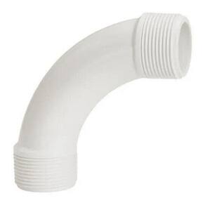 Curva Com Rosca 90° Branca Amanco Irrigação Tamanho 11-2"