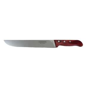 Faca Para Cozinha Tramontina Em Inox 8" E Cabo Vermelho Polywood Tramontina