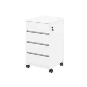 Arquivo Com 4 Gavetas Verbena Branco