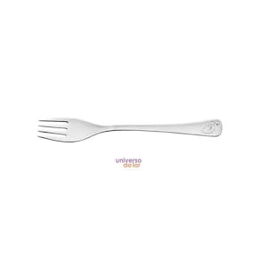 Garfo Infantil Baby Tramontina Em Aço Inox Aço Inox