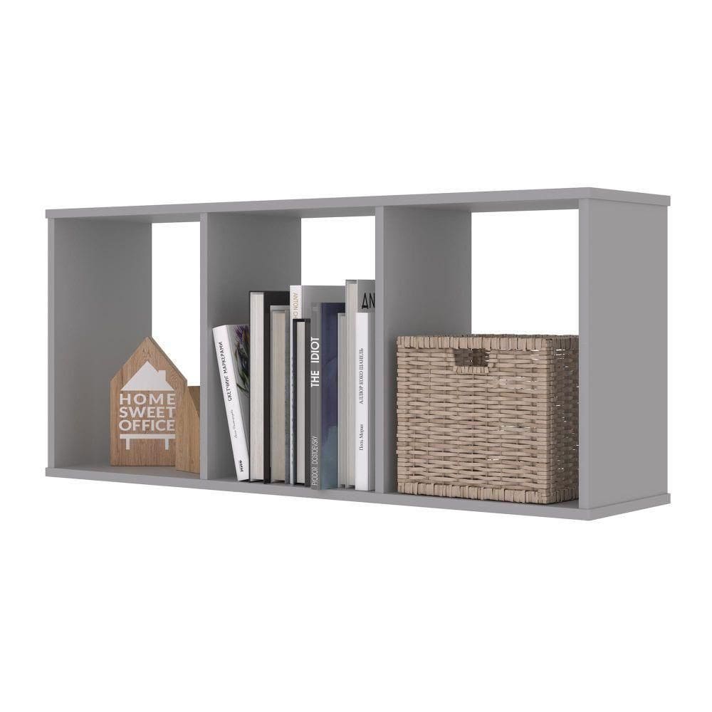 Kit De 3 Nichos Aras Cinza