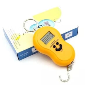 Mini Balança Portatil De Precisão Viagem Gancho Digital 50Kg