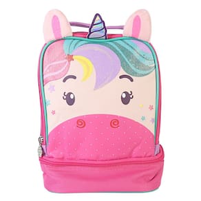 Lancheira Bolsa Térmica Escolar Com Alça Infantil Criança Menina Bichinho Zoo Pets Unicornio