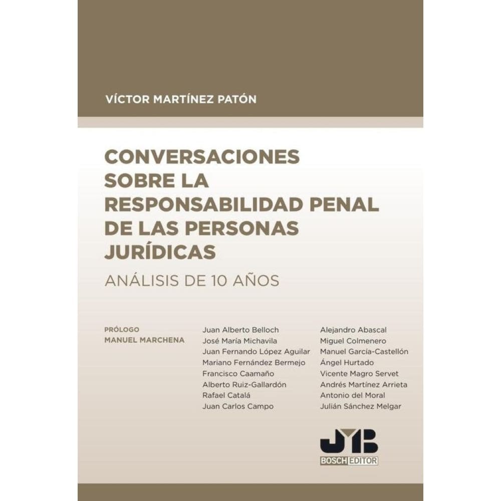Conversaciones sobre la responsabilidad penal de las personas jurídicas - Espanhol