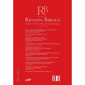Revista Bíblica 2021/1-2 - Año 83 - Espanhol