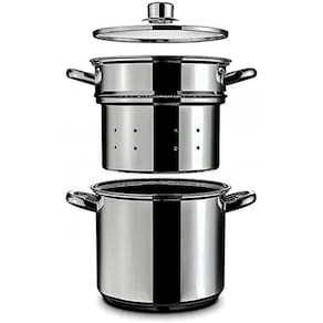 Espagueteira Savoy - Brinox Caldeirão Ø20 x 17cm 5L X COZI 20 x 16,8cm 4,8L - Brinox