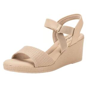 Sandália Feminina Anabela Conforto Moderno Comfortflex