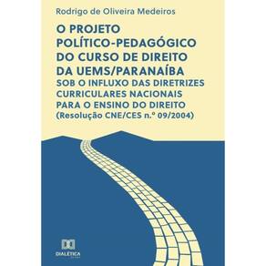 O projeto político-pedagógico do curso de direito da UEMS/Paranaíba - Português