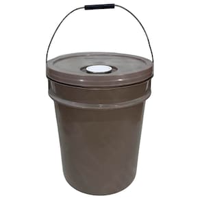 Balde Plástico 20L Virgem Fermentação Industrial Tampa Lacre