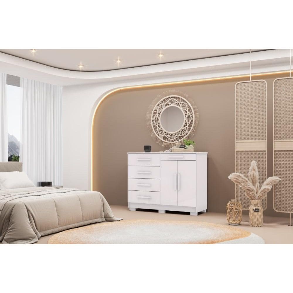 Gaveteiro Sirius - Branco - Vila Rica