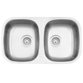 Cuba Dupla de Embutir Isis Aço Inox Acetinado 2C 34 BL - Tramontina 94030/102