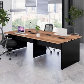 Conjunto Plataforma Pé Painel 120x73cm Espresso Móveis Marrom/Preto