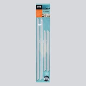 Kit com 5 Barras Boiserie em Poliuretano Gart 1,8m Branco