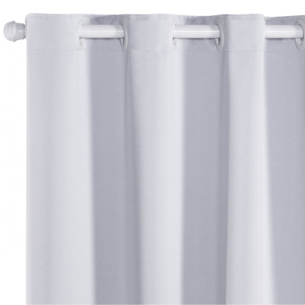 Cortina Blackout de Tecido Liso 2.60 x 2.30 Mts Vivalutex Lisboa Branca