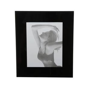 Porta-Retrato de Vidro Preto 10cm x 15cm - Wolff
