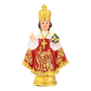 Imagem Enfeite Menino Jesus De Praga Pequeno 8cm