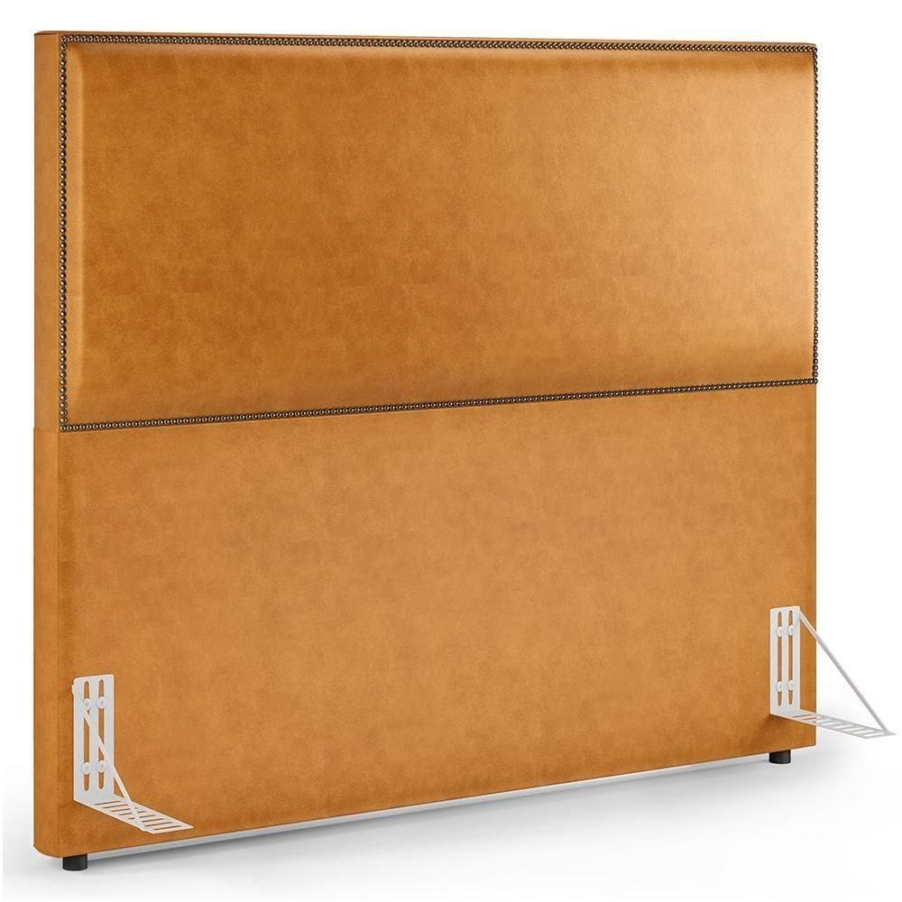 Cabeceira Box Casal Com Tachas 140 Cm Couríssimo Whisky