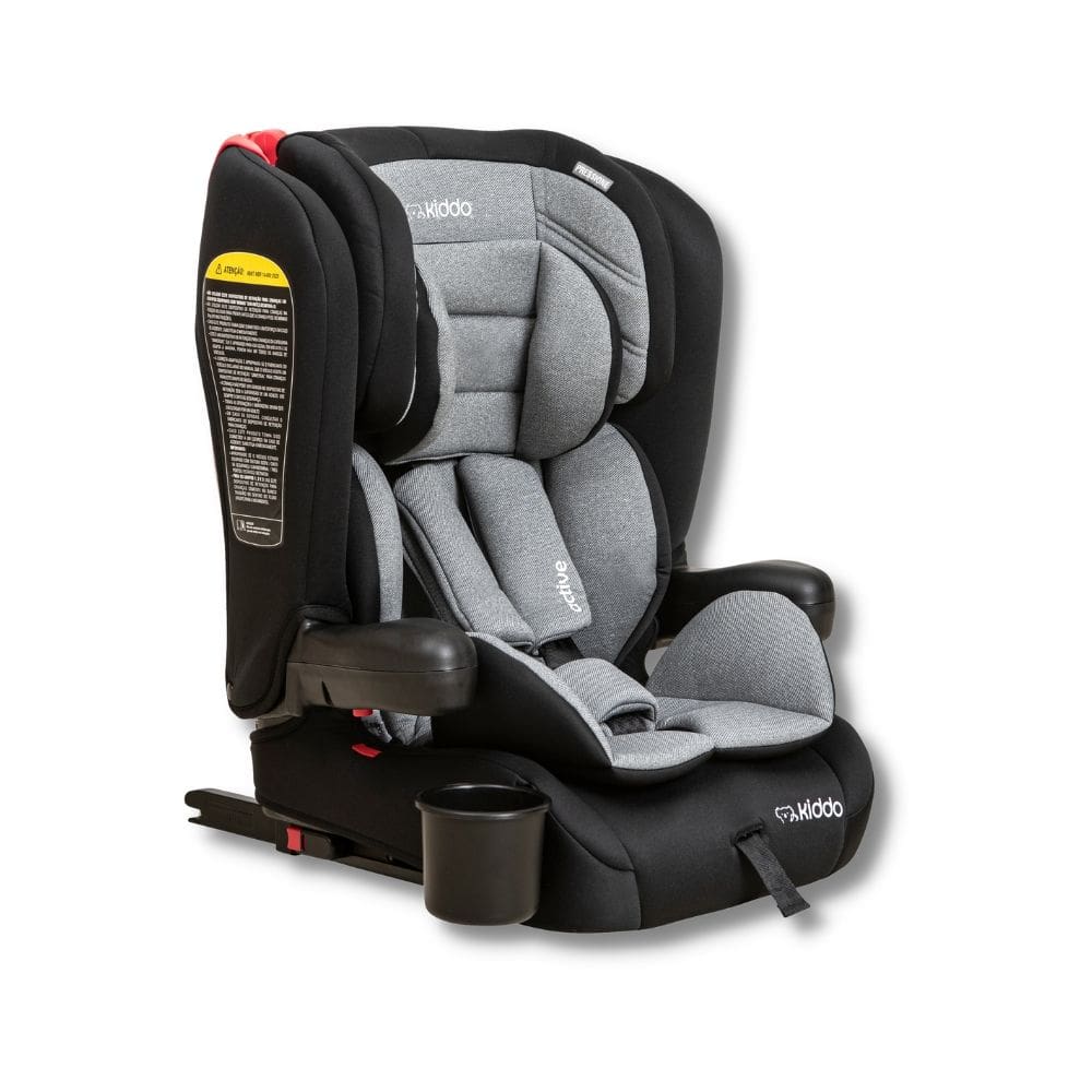 Cadeira De Auto Active 9 A 36Kg Cinza/Preto - Kiddo