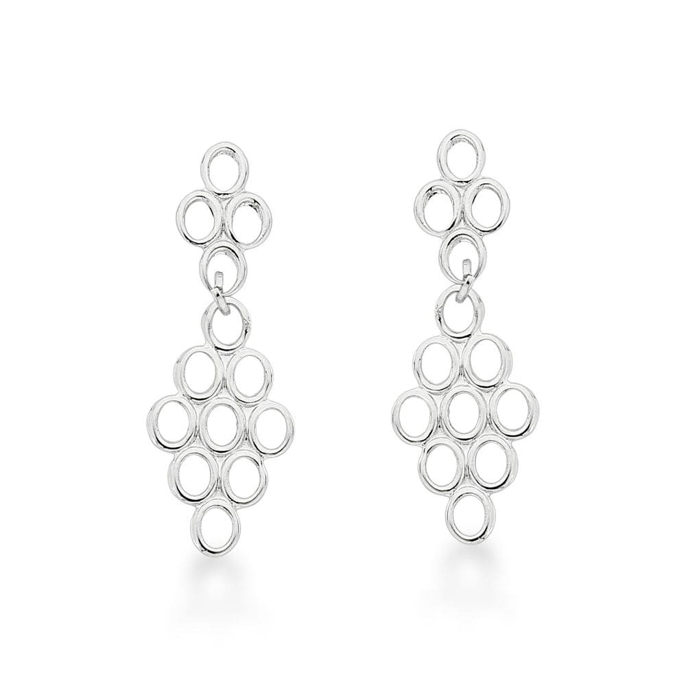 Brinco Prateado Aço Cirúrgico Hipoalérgico Clássico Casual