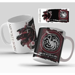 Caneca Personalizada House Of The Dragon - Casa do Dragão com nome (Opcional)