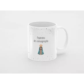 Caneca Madrinha Ou Padrinho De Consagração Dindos Batismo