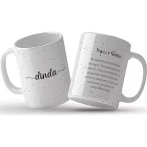 Caneca Presente Dinda Minimalista Aceita Ser Minha Madrinha