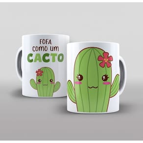 Caneca Personalizada Cacto - Presente