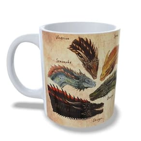 Canecas cerâmicas Geek Dragões de Game Of Thrones House Of The Dragon