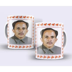 Caneca Meme - Manoel Tsé Gomes - Azul Caneta Presente Magica