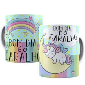 Caneca Unicórnio Frases Indelicadas - Teu Cu