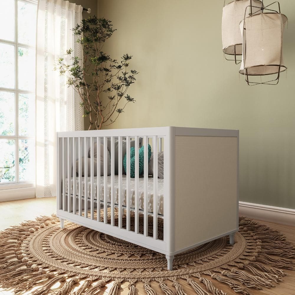 Berço Divicar Fofura Padrão Americano 2 em 1 Mini Cama Rattan
