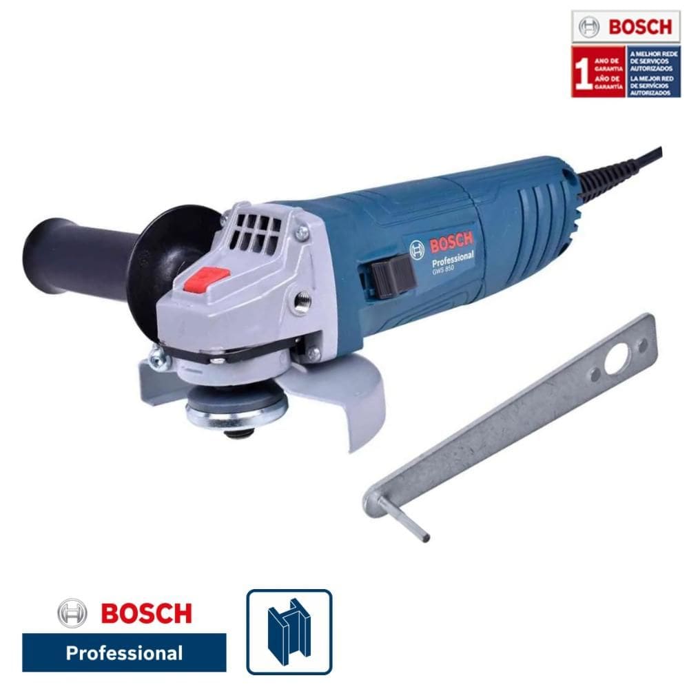 Esmerilhadeira Bosch 4.1/2 Polegadas GWS 850 850W 127V