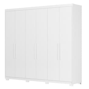 Guarda Roupa Venice 6 Portas, 2 Gavetas e 4 Cabideiros com Pés - Demóbile