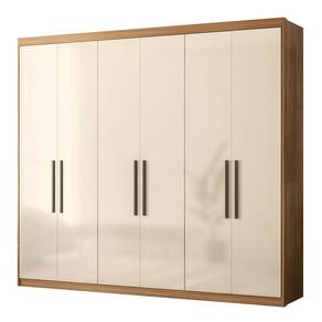 Guarda Roupa Venice 6 Portas, 4 Gavetas e 3 Cabideiros - Demóbile