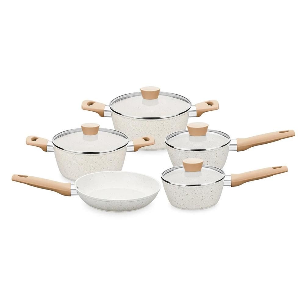 Jogo de Panela MTA Carmela Vanila 5 Peças