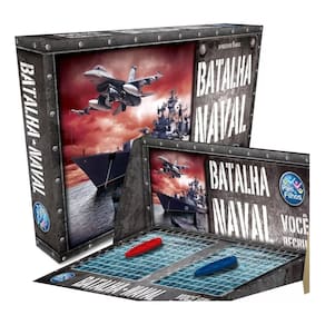 Batalha Naval Jogo De Tabuleiro Infantil Didático Estratégico Crianças 8 Anos+