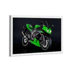 Quadro Kawasaki Ninja Verde Br Artes