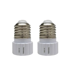 Soquete Adaptador Taschibra De Lâmpada E27 Para Gu10 Kit 2 Peças