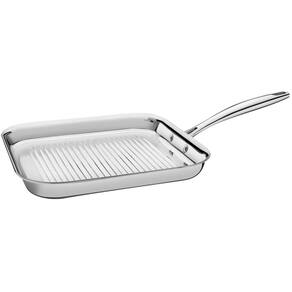 Bistequeira Aço Inox 1,9L Tramontina 28cm Grano Triplo Grelha Versátil 62159280