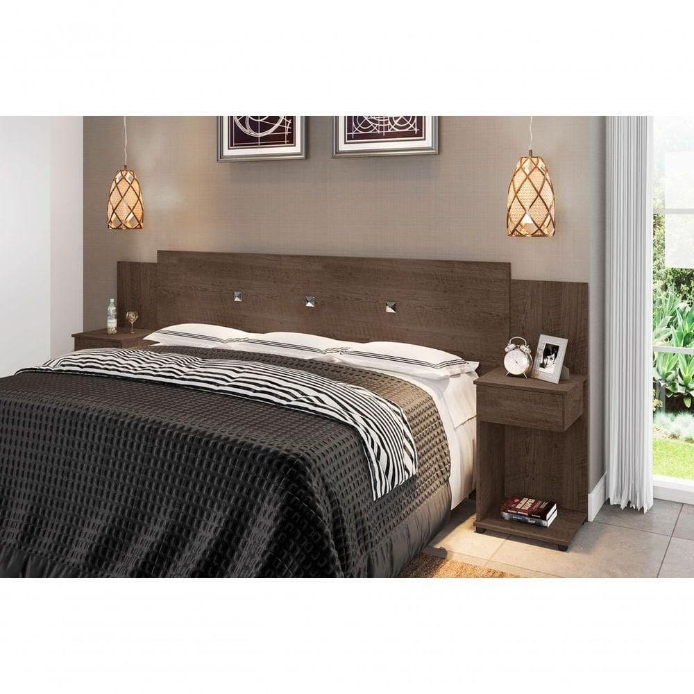 Cabeceira Box Bruna Chocolate