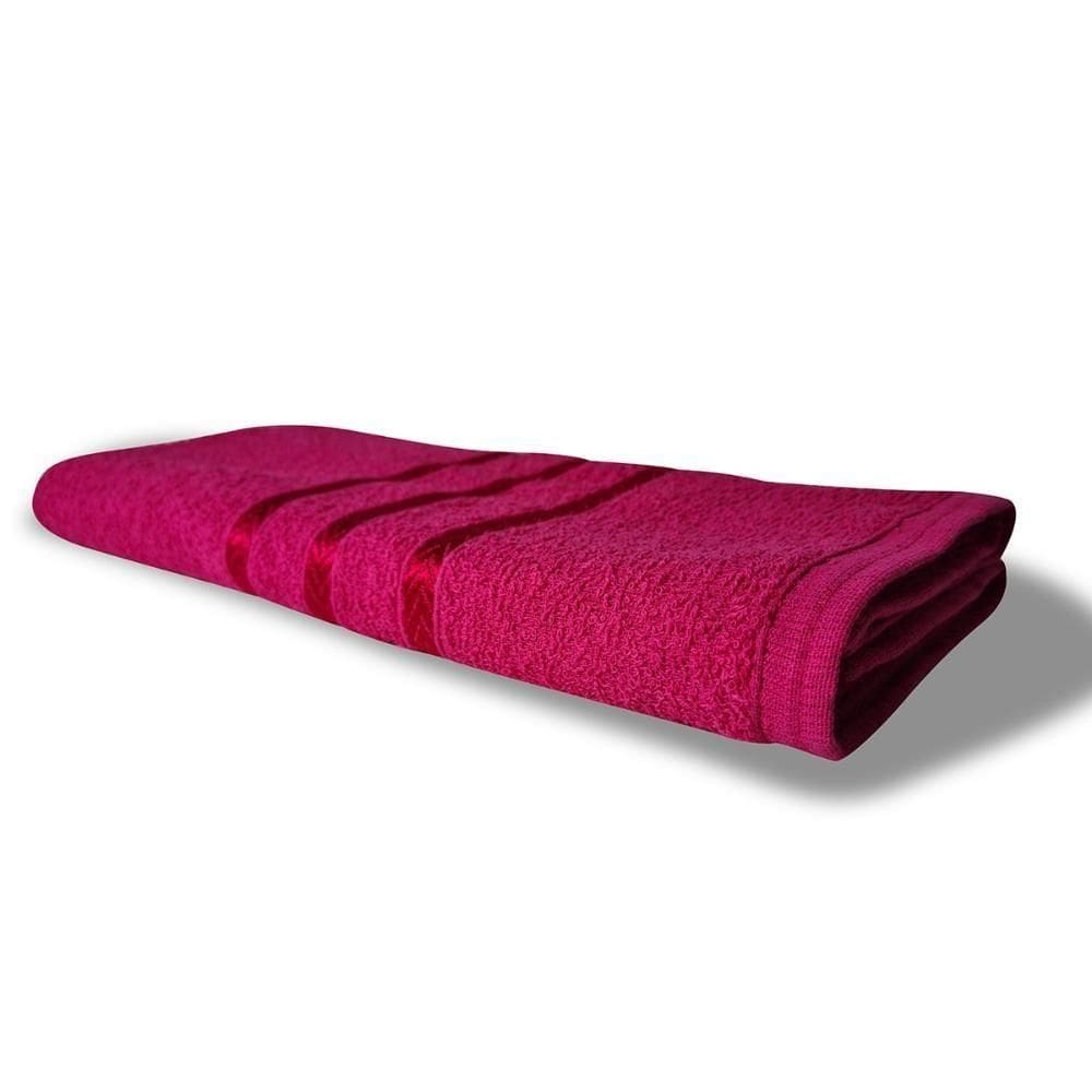 Toalha De Banho Grande Viena 230g/m² 100% Algodão 70x125cm - Rosa Rosa