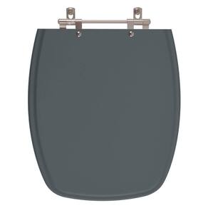 Assento Sanitário Primula Plus Cinza Escuro Para Vaso Fiori