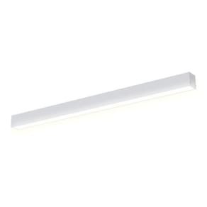 Luminária Sobrepor Taschibra Vetor Led Linear 35w Bivolt Branca 2700k Luz Quente