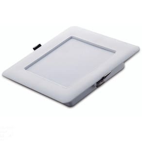 Plafon Led Tramontina Quadrado De Embutir Slim 480 Lm 6 W Bivolt 3000 K Luz Amarela Tramontina