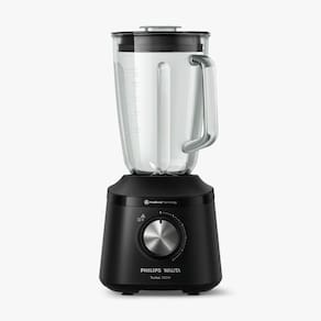 Liquidificador Philips Walita Serie 3000 Turbo Jarra De Vidro 700W Preto HR2272 220V